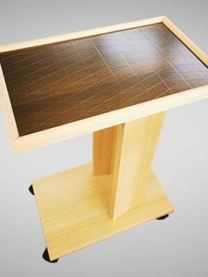 Beige caddy table